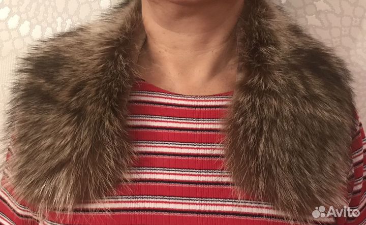 Воротник меховой енот