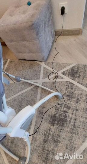 Детские электронные качели шезлонг