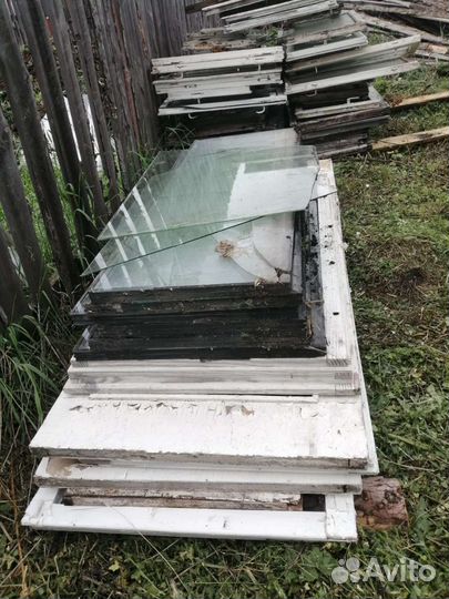 Оконные рамы бу, межкомнатные двери бу