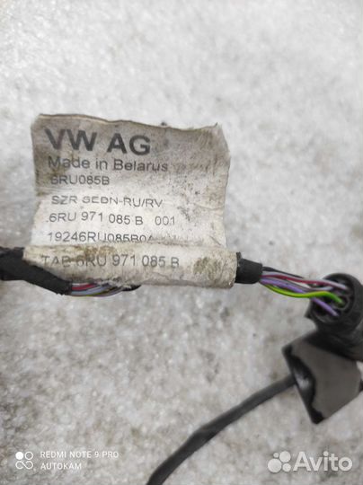 Проводка коса парктроников Volkswagen polo 5 рест