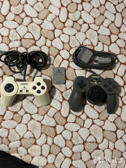 Геймпад Hori, Namco и ориг. Карта памяти для Ps1