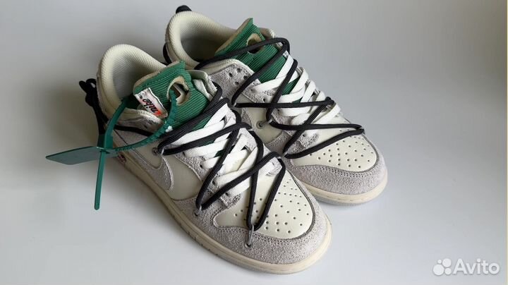 Кеды мужские Nike SB Dunk офф вайт