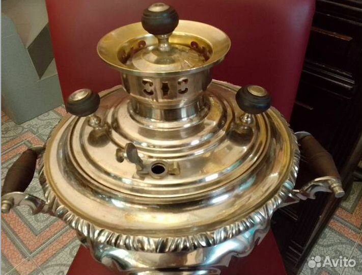 Антикварный самовар на дровах 20 -е годы