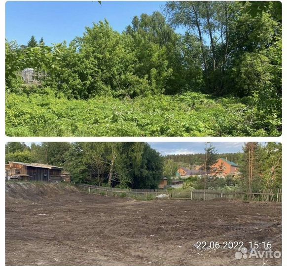 Расчистка участков. Снос домов. Спил деревьев