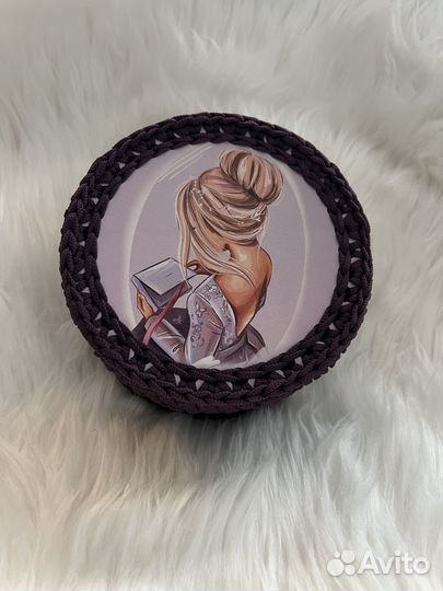 Корзина с крышкой