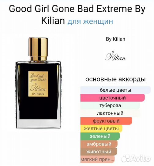 Духи женские Good Girl Gone Bad Extreme By Kilian