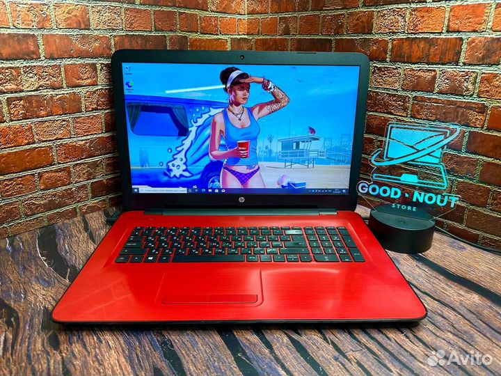 Топовый HP 4 Ядра Radeon 8Gb 128SSD 17*3