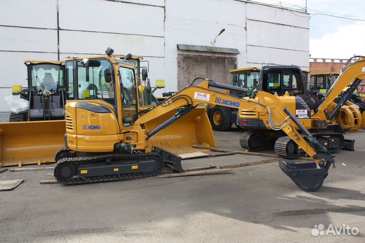 Мини-экскаватор XCMG XE35U, 2024