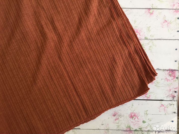 Б/y Трикотажные палантины в рубчик, платки