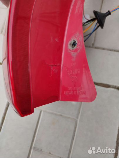 Фонарь задний левый лада калина