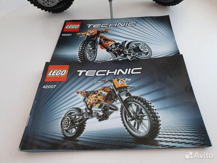 Lego Technic 42007 Кроссовый мотоцикл 2 в 1