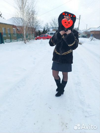 Мутоновый полушубок