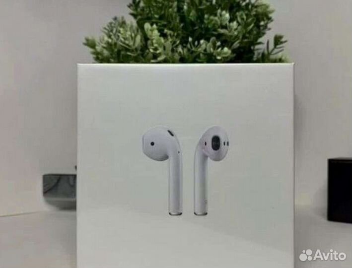 Наушники AirPods 2 лучшего качества новые + чехол