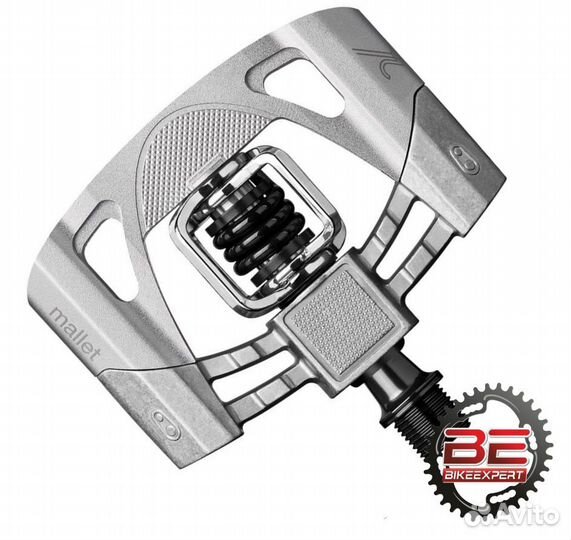 Контактные педали CrankBrothers Mallet 2, серые