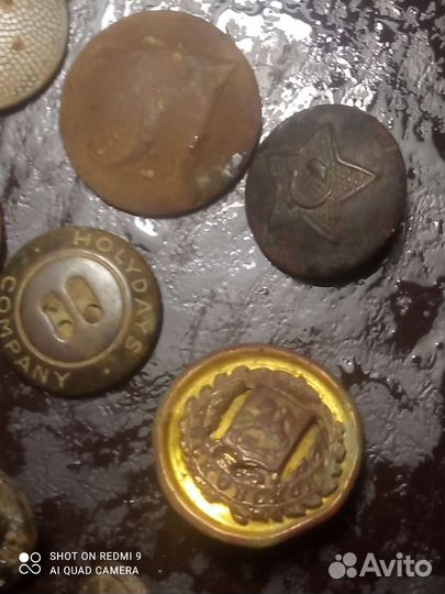 Пуговицы. Имперские и СССР
