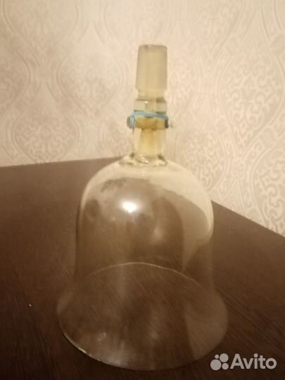 Колокол стеклянный с краном