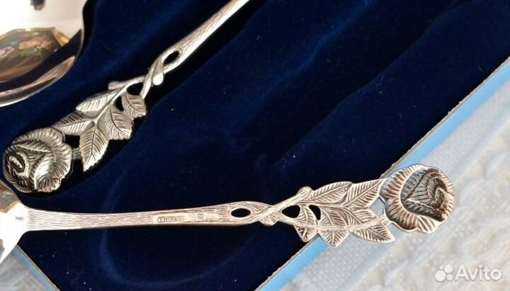Десертные вилки. Десертные ложки.Серебрение.Antiko