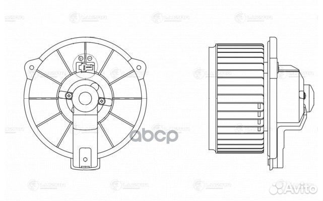 Э/вентилятор отоп. для а/м Toyota Corolla (01)