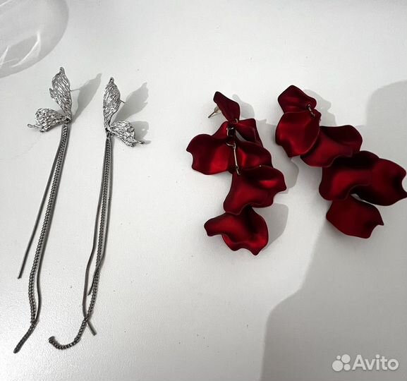 Серьги бижутерия