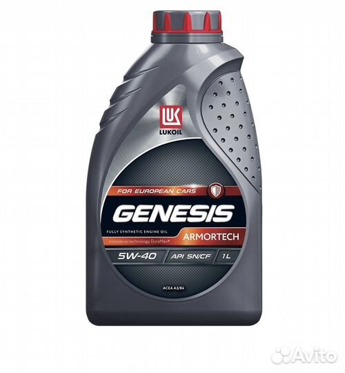 Масло моторное lukoil genesis armortech 5W-40