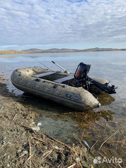 Надувная лодка с мотором