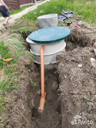 Монтаж септик канализация с гарантией