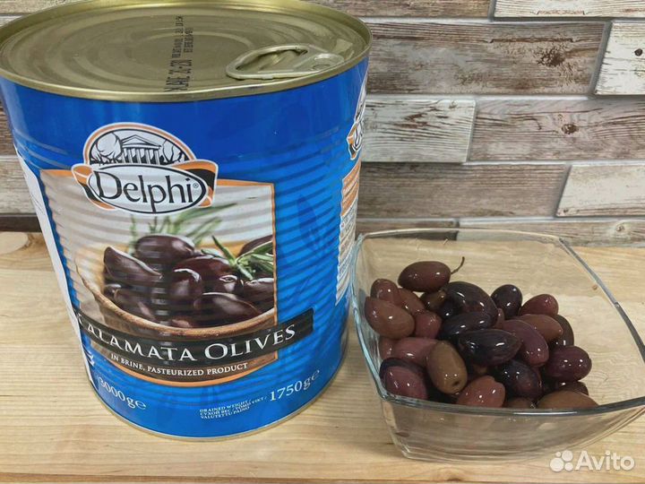 Маслины Каламата черные