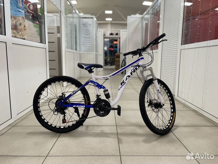 Новый Велосипед Kano Бело-синий 24 в Воронеже