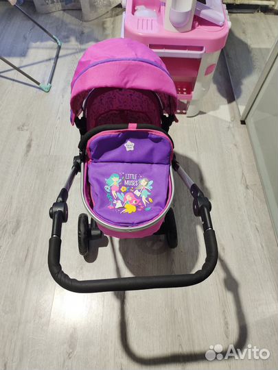 Коляска для кукол demi star 2 в 1