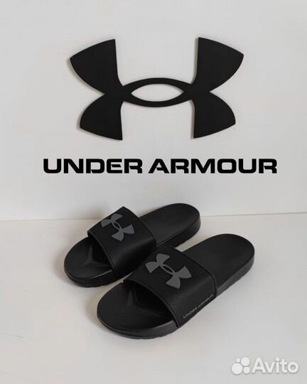 Шлёпанцы Under Armour чëpныe