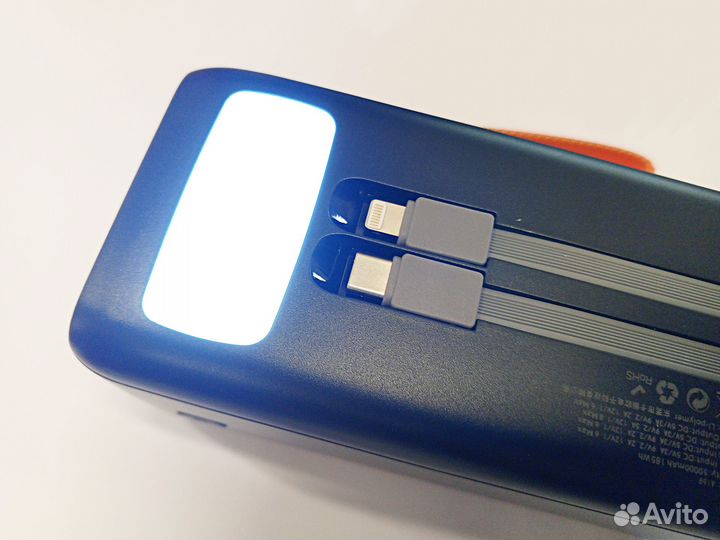 Powerbank 50000 mAh с быстрой зарядкой QC+PD K-A15