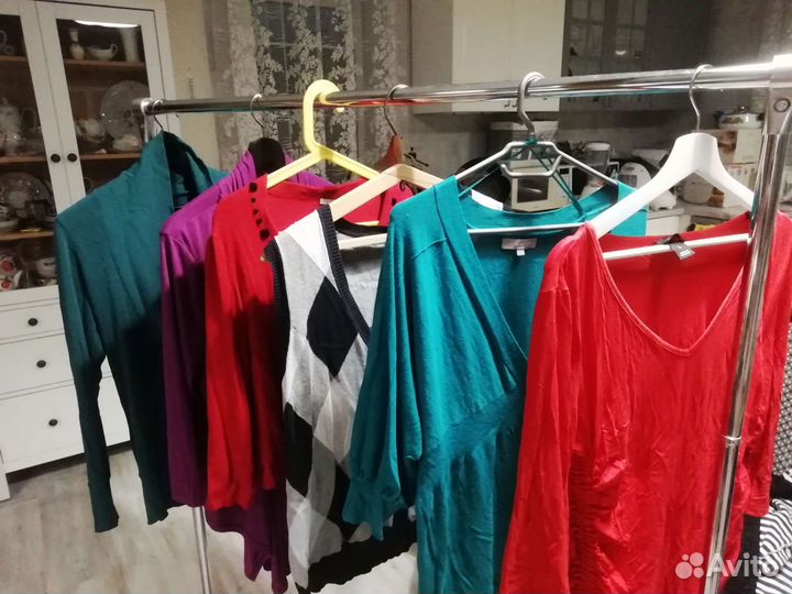 Женские кофты, блузки 52 размера. Пакеты