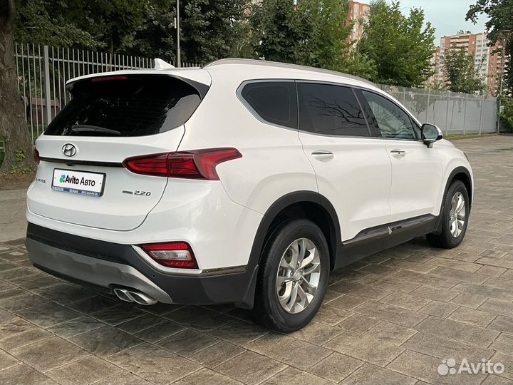 Hyundai Santa Fe 2.2 AT, 2020, 96 294 км