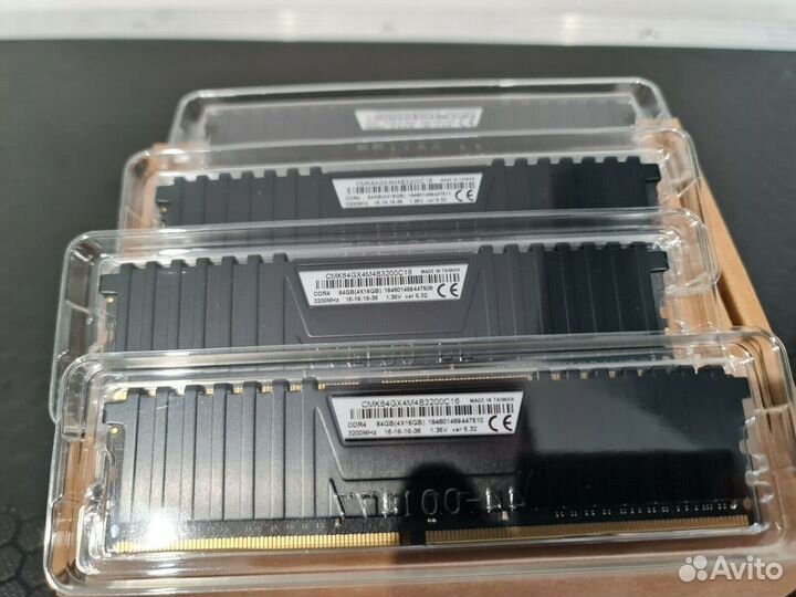 Corsair Vengeance LPX DDR4 3200MHz 64GB (4x16GB)