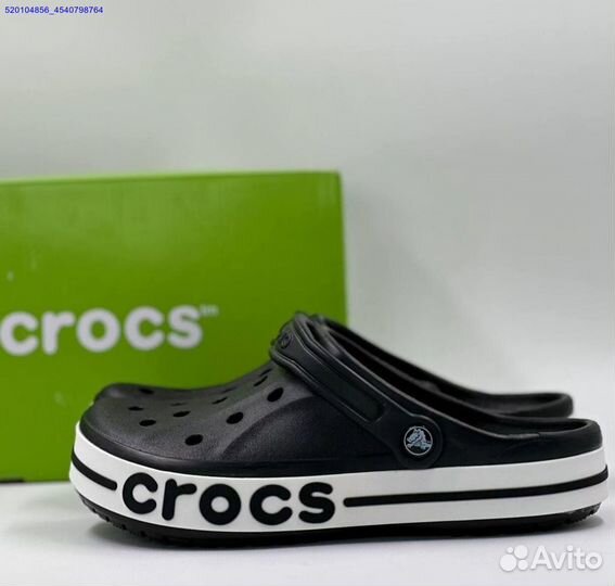 Женские Тапки Кроксы Crocs Black (Арт.21936)