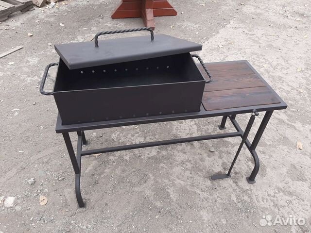 Мангал в стиле лофт