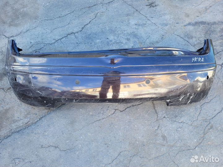Бампер задний на Nissan Micra