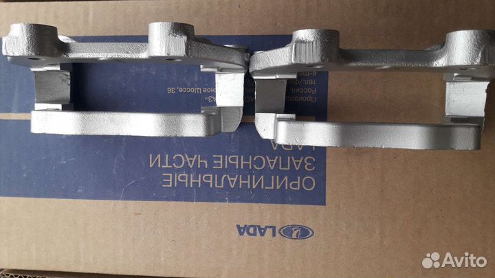 Скоба суппорта ваз 2112 R14 направляющая пара