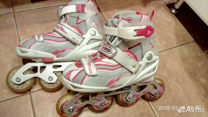 Роликовые коньки раздвижные для девочки