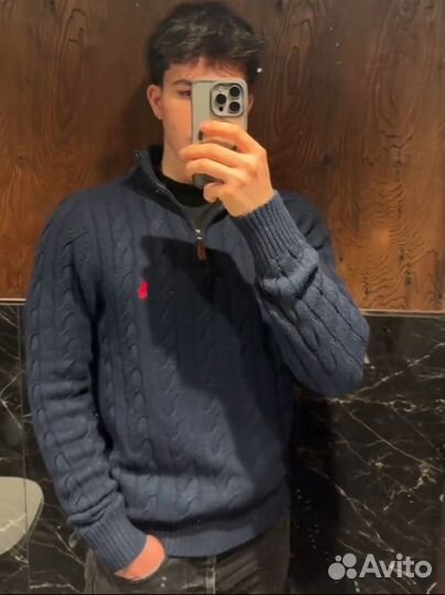 Кофта полузамок polo raulph lauren