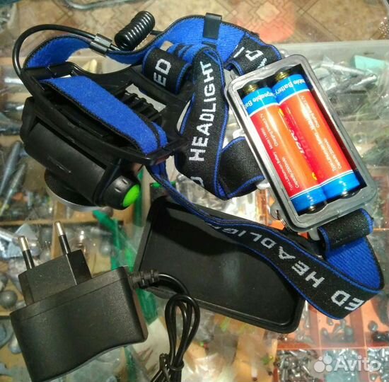 Фонарь налобный на сверхьярком светодиоде Т6