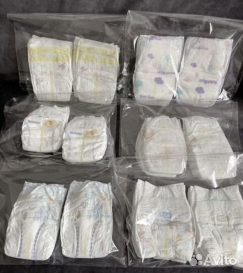 Набор Huggies,Pampers,YokoSun,Merries,Moony