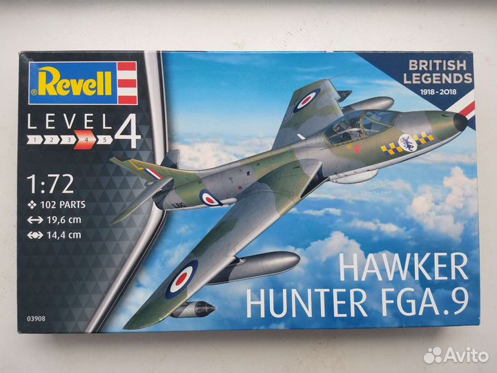 Revell 03908 1/72 Hawker Hunter FGA.9