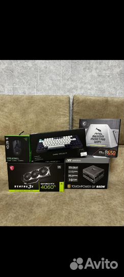 Игровой пк с монитором