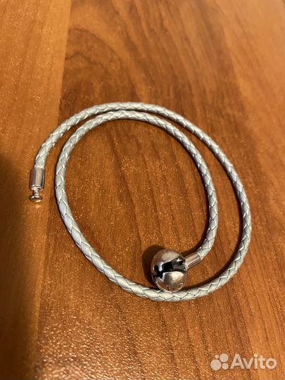 Кожаный браслет пандора