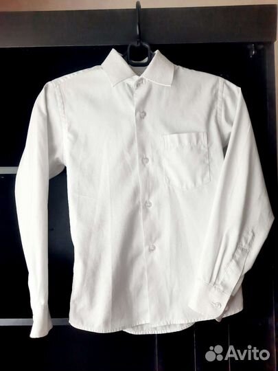 Рубашка школьная белая
