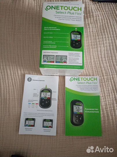 Глюкометр one touch select plus flex