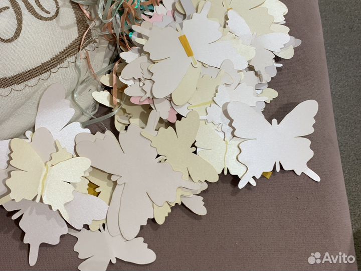 Бабочки из бумаги