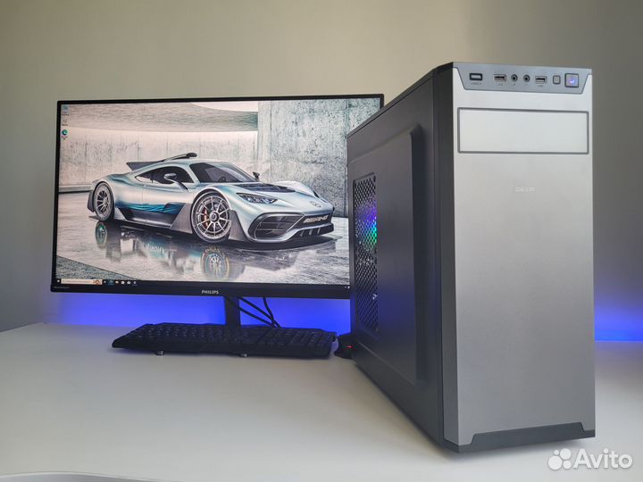 Компьютер игровой core i3 9100f/GTX 1060 6GB