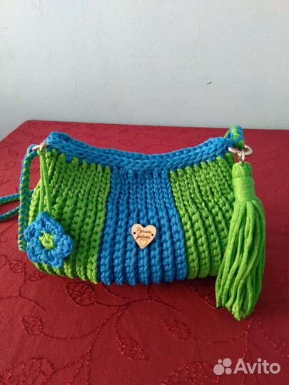 Вязаная сумка крючком